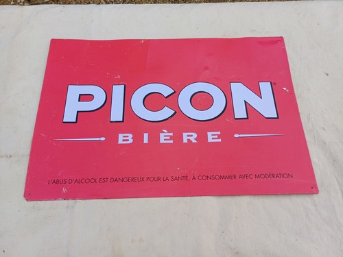 Plaque tole pub picon bière - plaque,