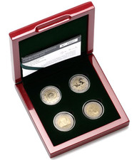 2 euro Coffret 4 pièces Luxembourg POLISSAGE INVERSE 2024 2025