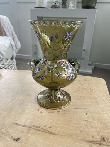 Ancien vase lampe mosquée - ancien,