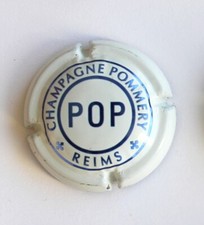 CAPS / CAPSULE DE CHAMPAGNE - PLAQUE DE MUSELET - POMMERY CUVEE POP Blanc & Bleu