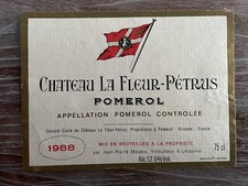 Étiquette Château La Fleur