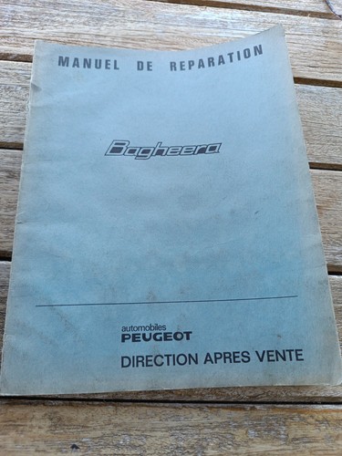 Manuel réparation bagheera - de,