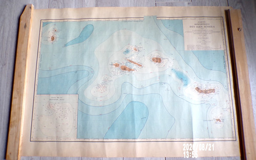 Carte océanographique de - ,