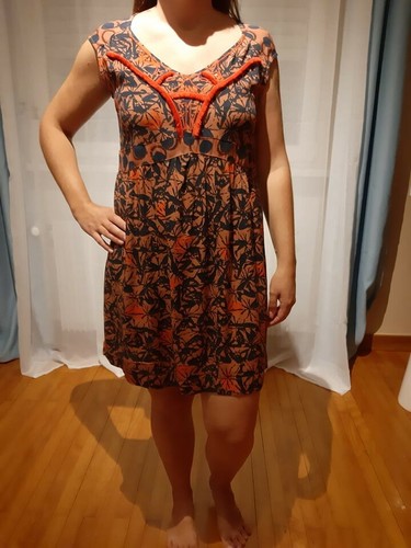 Robe imprimée broderie - robe,
