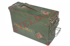 Neuf 7.62 Ceinture de Balles Métal Munitions Peut Boite Unité Surplus Gec