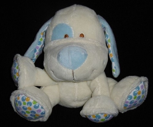 Doudou chien blanc - , bulles