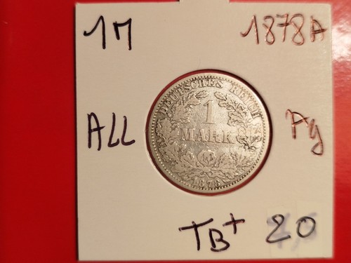 Allemagne mark 1878 a - 1,