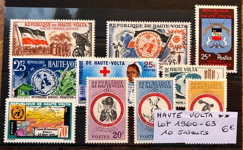 Timbres haute volta lot - timbres,