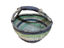 ANCIEN PANIER OSIER CORBEILLE