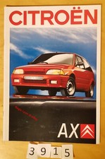CITROEN AX 10 E RE K-WAY 11 RE TRE 14 TRS TZS D RD TRD GT SPORT Fr 40 pages 9/88