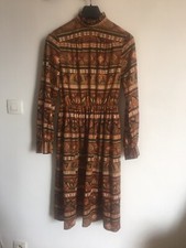 Robe en jersey vintage , seventies, hippie bohème