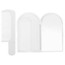  Miroir de maquillage à strass : petit miroir de poche compact et pliable –