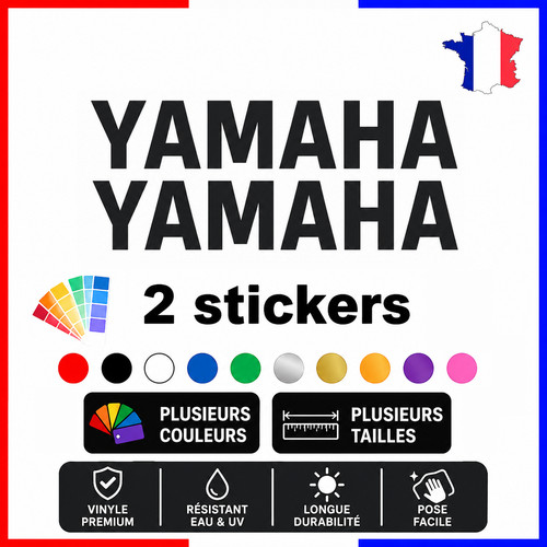 Lot stickers logo yamaha - 2,