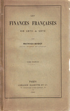 Les Finances françaises de