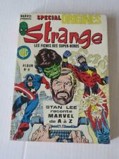 STRANGE SPECIAL ORIGINES   album relié  N° 6