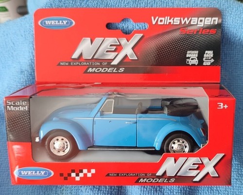 Coccinelle cox cabriolet bleu - cabriolet,