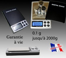 Balance électronique de précision poche 0.1g  à 2000g 0,1g 0,1gr 0.1gr bijoux