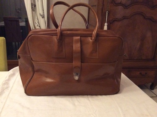 Ancien grand sac besace - grand, en