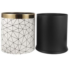  Poubelle Vintage Corbeille À Papier Pour Salle De Bain Rétro Peut