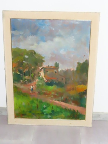 Tableau paysage italien avec - tableau,