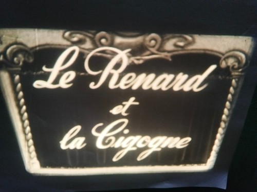 Renard cigogne fable - cigogne, (fable