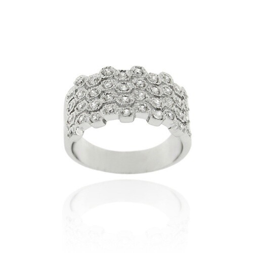 925 argent sterling - argent, bague