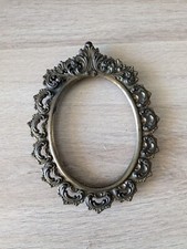 Cadre Oval En Laiton Fabriqué En Italie - Frame - Made In Italy