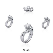 Dolly-Bijoux Bague Rhodié