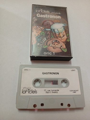 Rare jeu oric gastronon - rare,