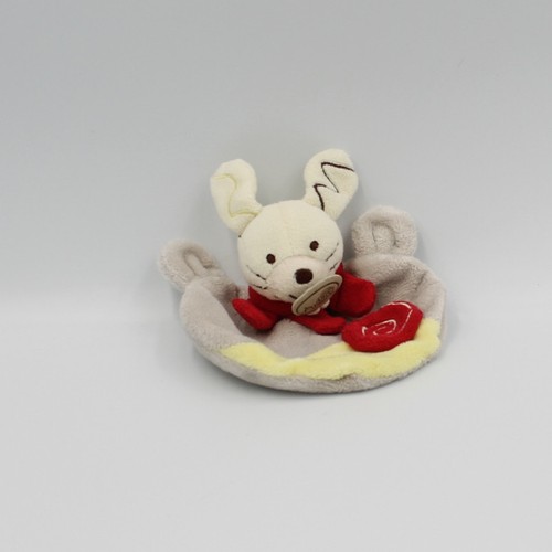 Mini doudou plat - doudou, beige