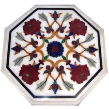 Marbre blanc table top - 18,
