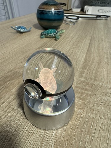 Pokeball verre pikachu - verre,