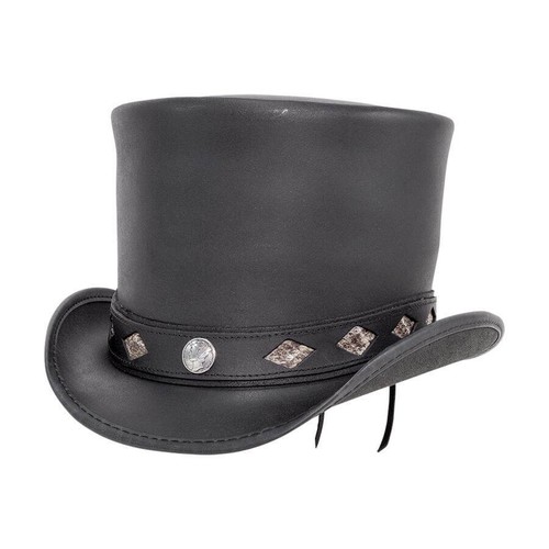 Chapeau haut cuir buffalo - chapeau,