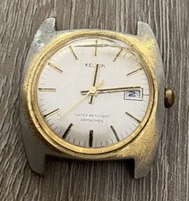 Montre mécanique ancienne KELTON Water Resistant Armachoc FONCTIONNE ( 23,8 gr )
