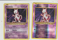 x2 Cartes Pokemon Mewtwo 51/108 (1 REVERSE !) XY Evolution Française EX-POOR