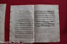 ✒ ca.1807 Partition gravée