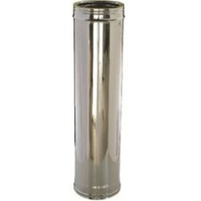 Aile Tube Pour Poêles En Acier Inox 50 Cm 0,5 Mt Ø 8 Cm 80 Mm Canna Fumaria