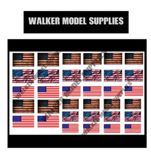 Drapeaux Américains WW2 1/72