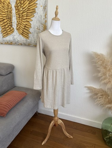 Kiabi robe pull - femme, beige