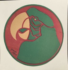 PERROQUET SIGNEE JACQUES NAM