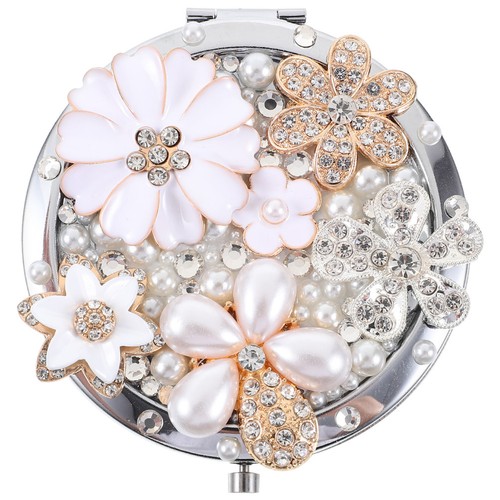 Mini miroir pliant fleurs - mini, à