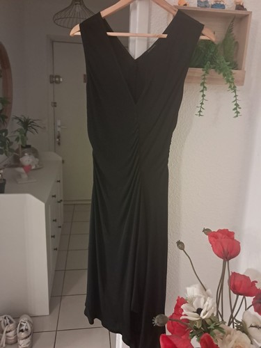 Robe longue noire haut