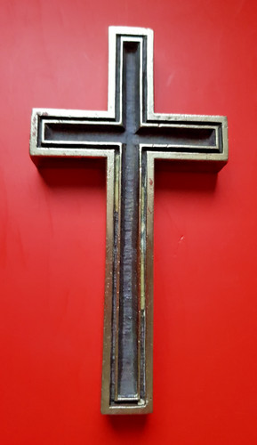 Crucifix bronze tampon - en,