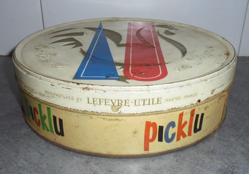 Ancien boite tole picklu - boite,