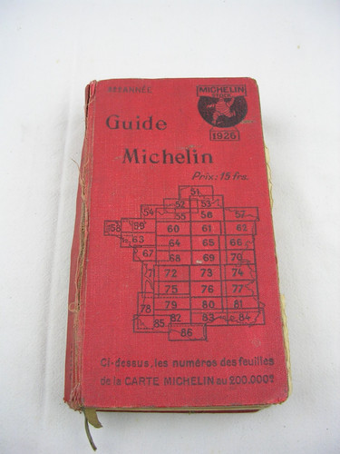 Guide michelin rouge france - guide,
