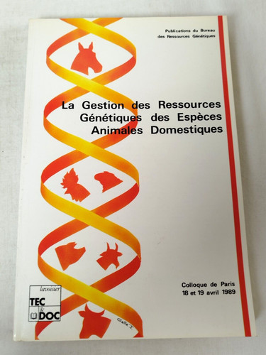 Gestion ressources genetiques - gestion,