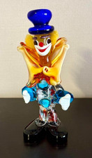 Figurine clown en verre