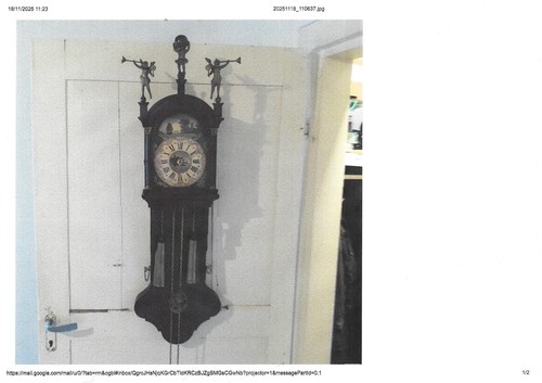 Horloge murale ancienne - horloge,