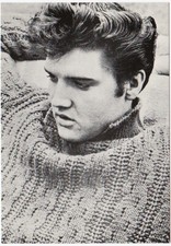Elvis PRESLEY carte postale n° U539 noir et blanc