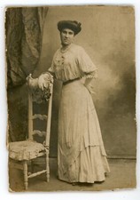 PHOTO vers 1910, une femme